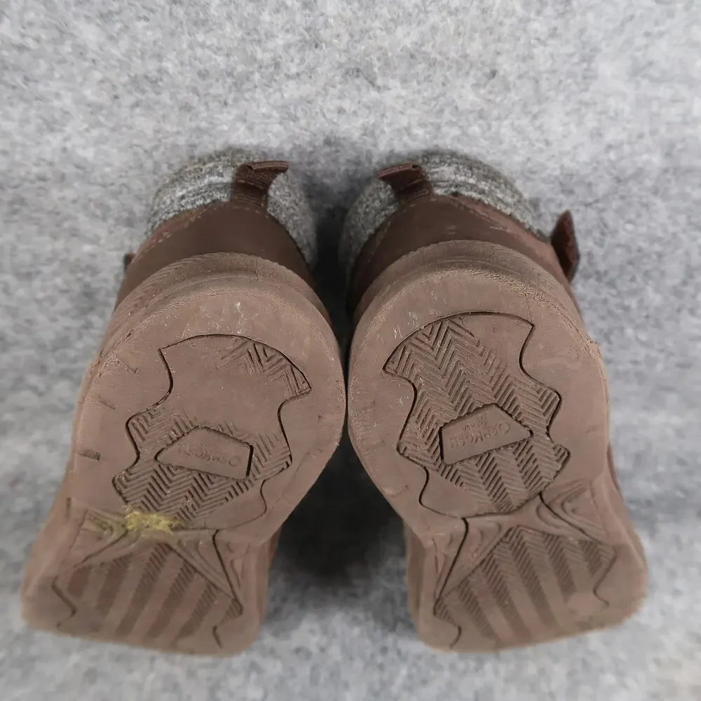 OshKosh B'Gosh Shoes Kids 9 Sneakers Boots Boys Toddler Easy On Strap Brown